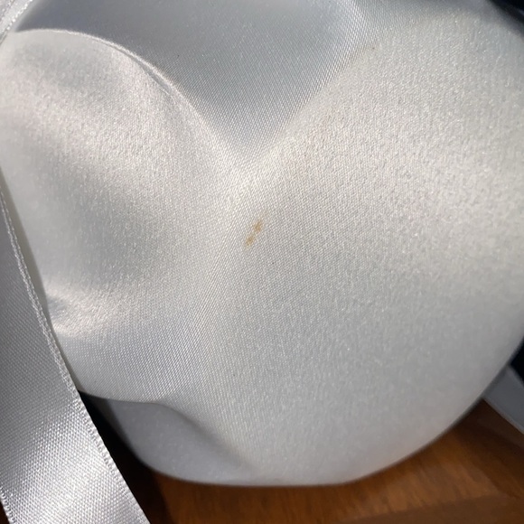 Flower Girl Basket for wedding with bowknot Flower Basket White - Picture 9 of 11